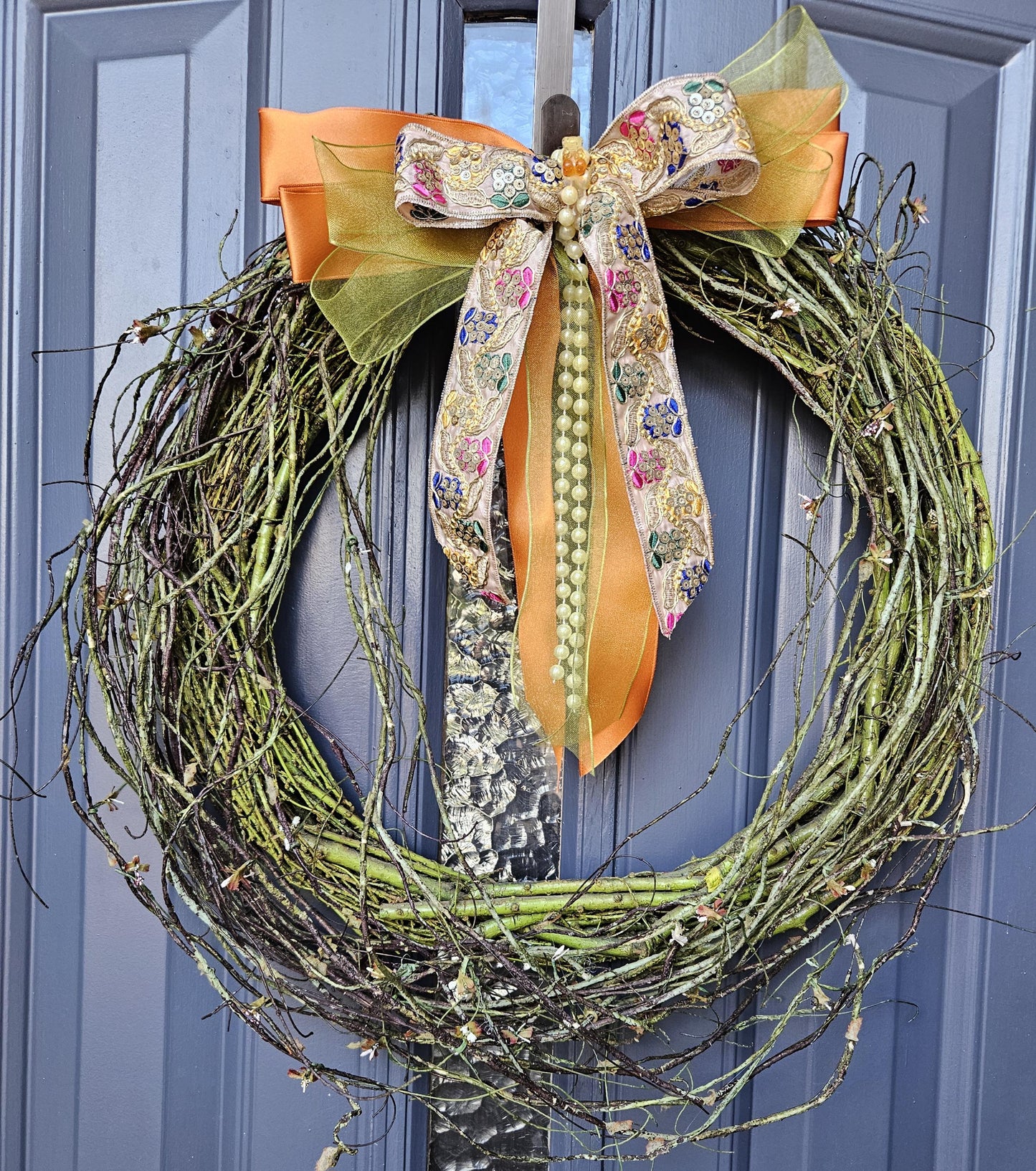 Simplicity is Best wreath