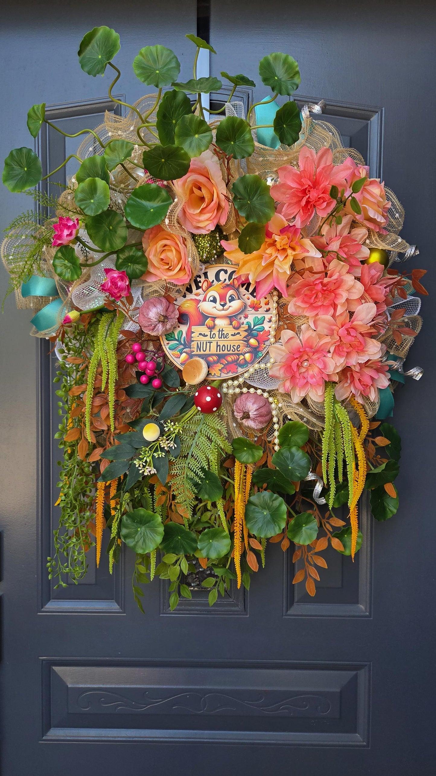 Nut House Fun welcome wreath