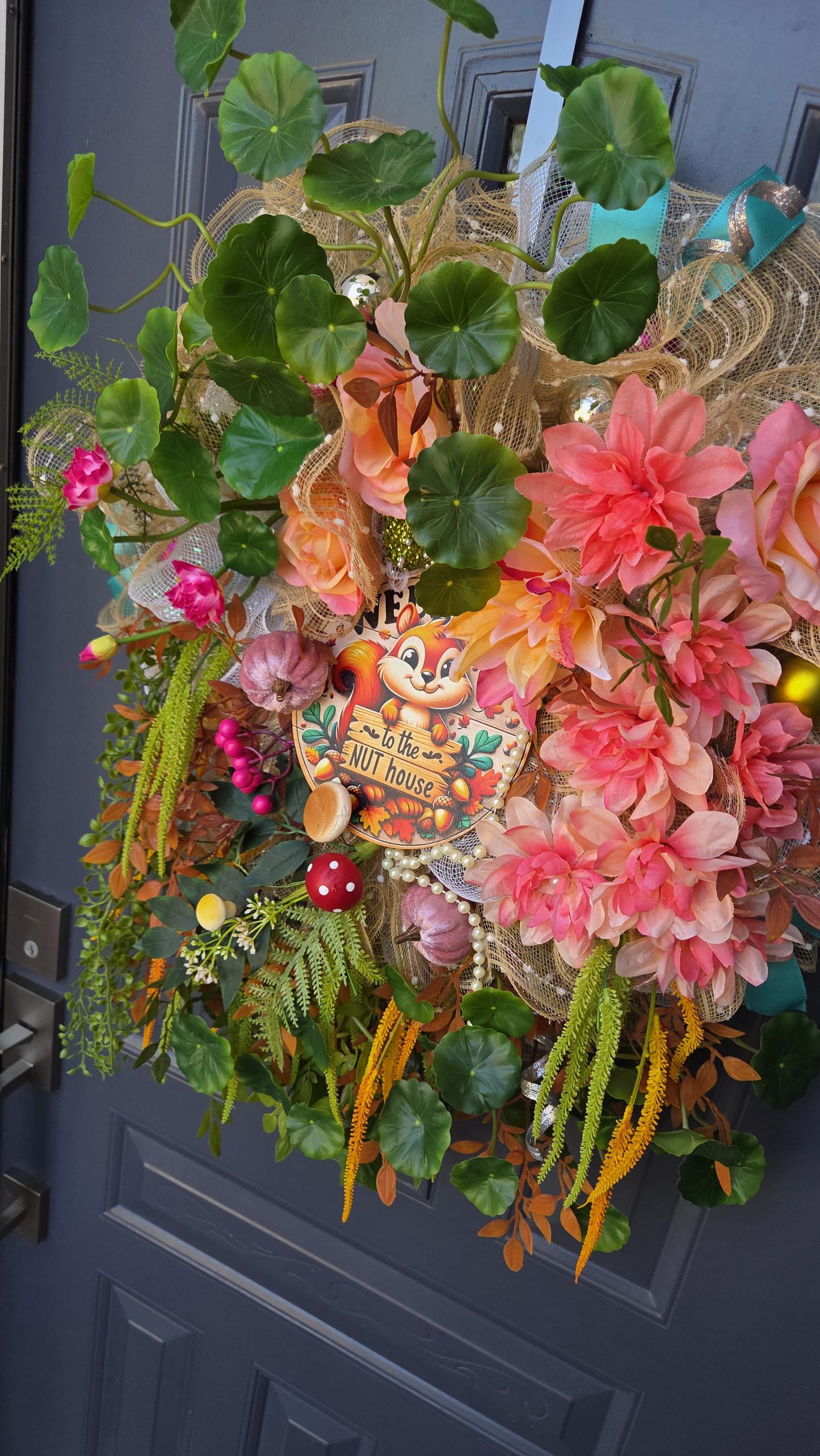 Nut House Fun welcome wreath