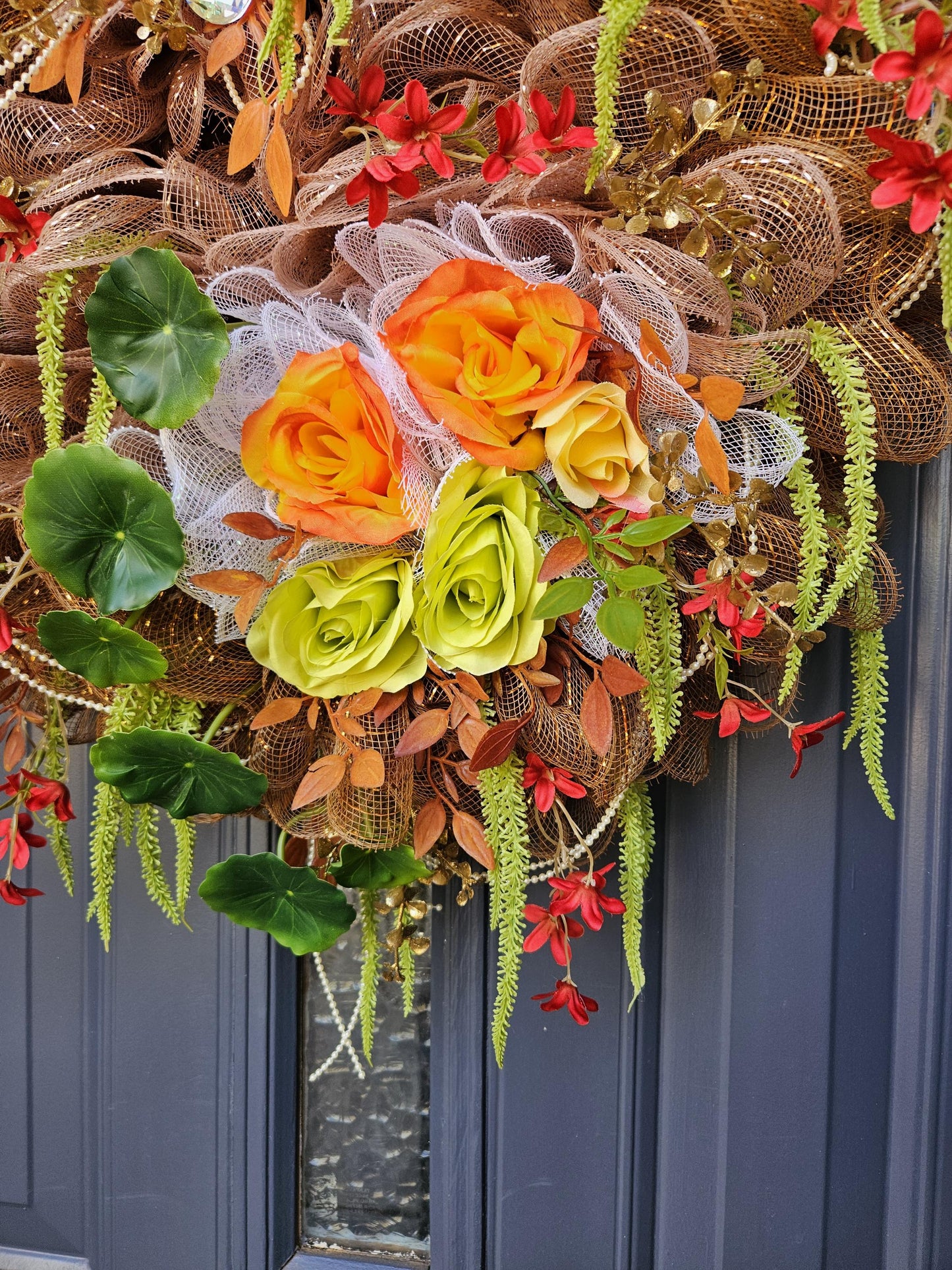 Orange Romance wreath