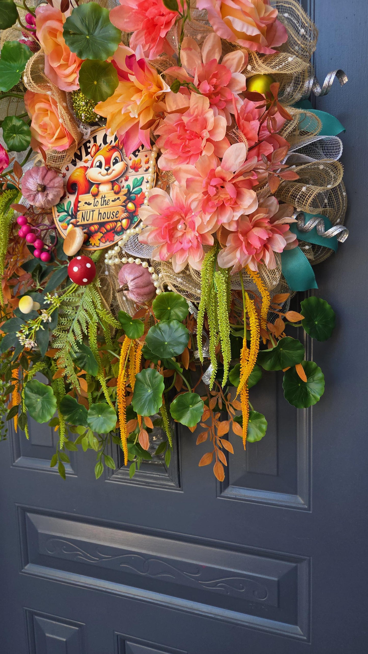 Nut House Fun welcome wreath