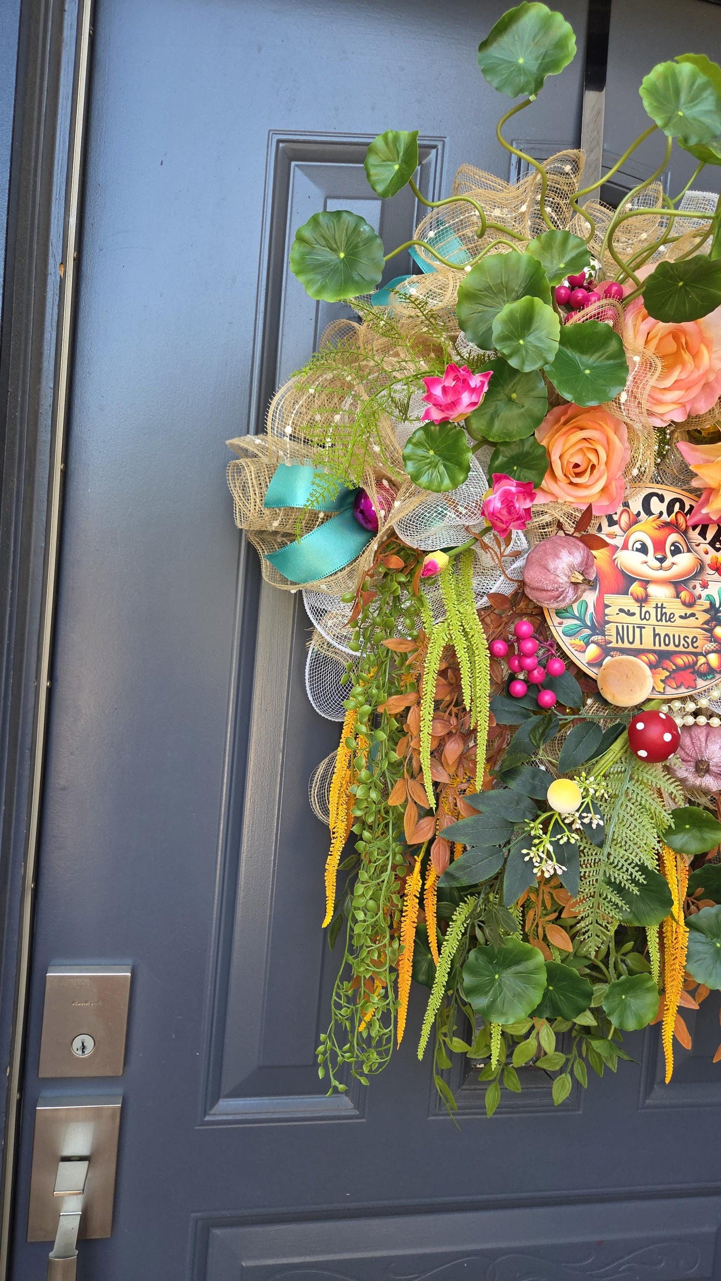 Nut House Fun welcome wreath