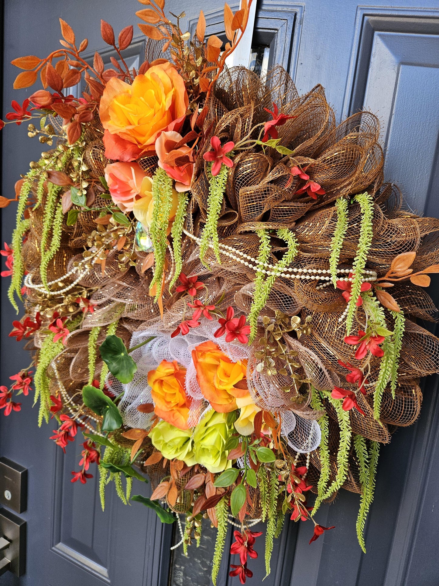 Orange Romance wreath