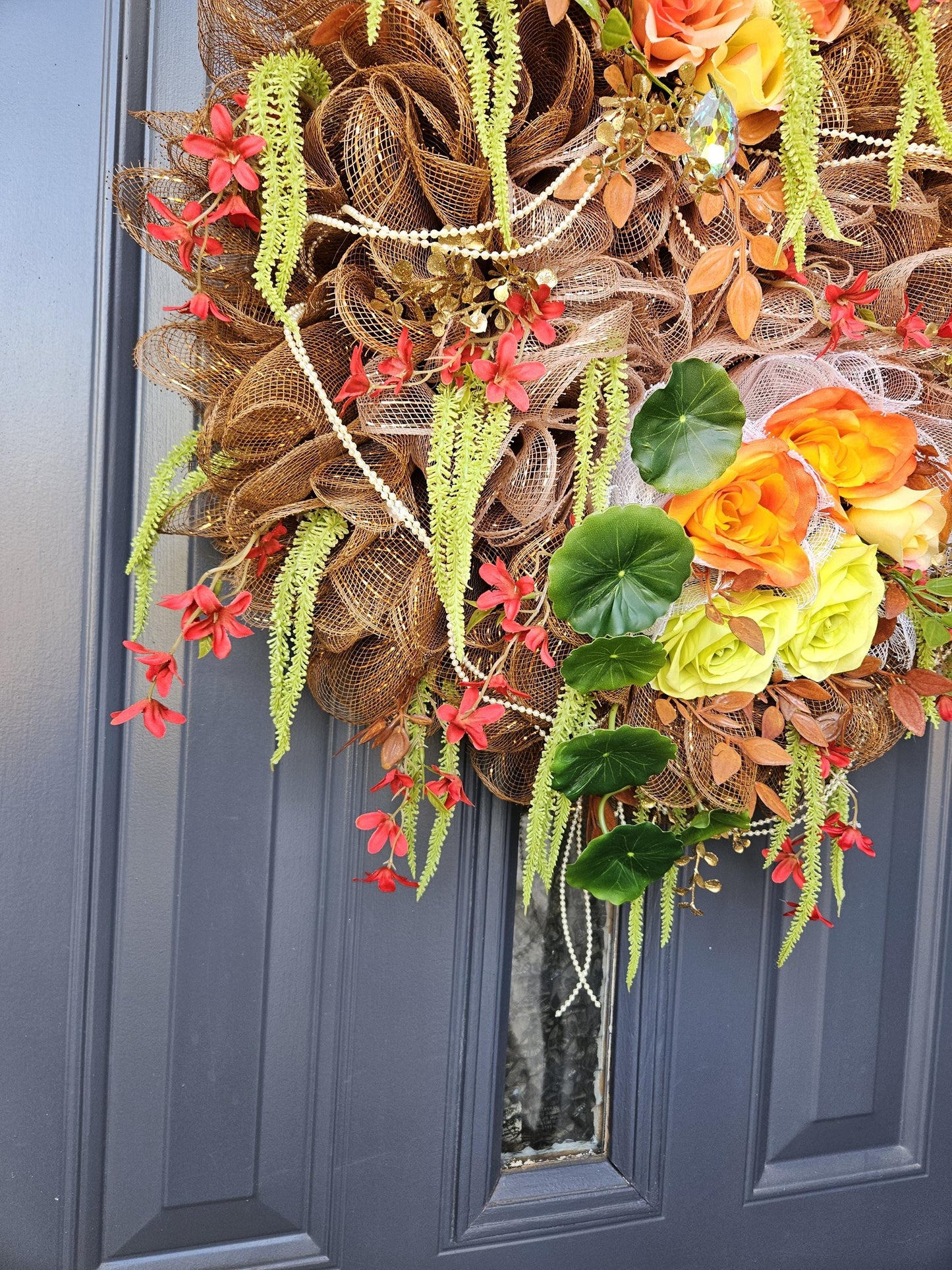 Orange Romance wreath