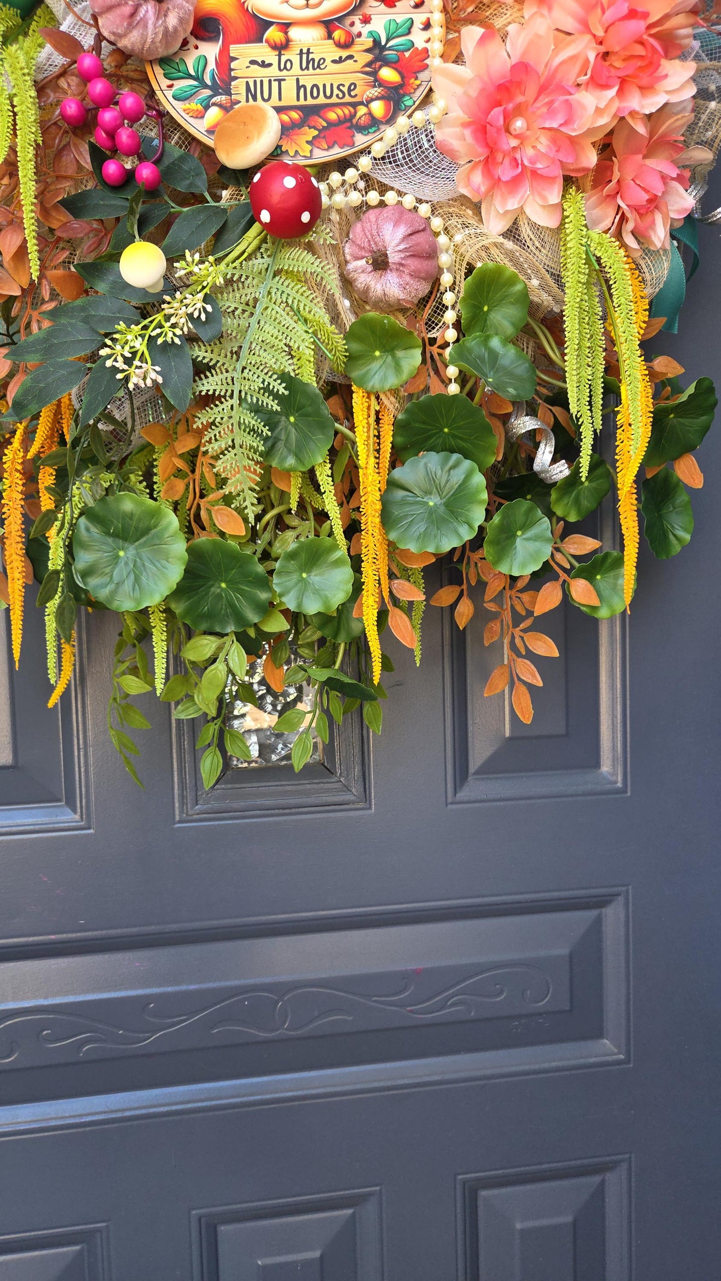 Nut House Fun welcome wreath