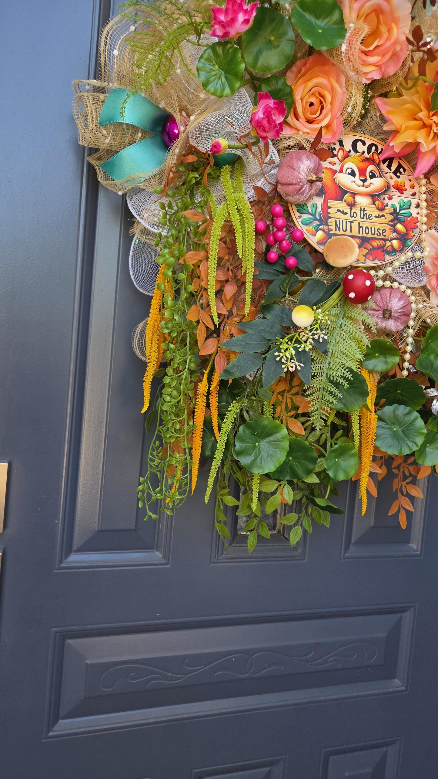 Nut House Fun welcome wreath