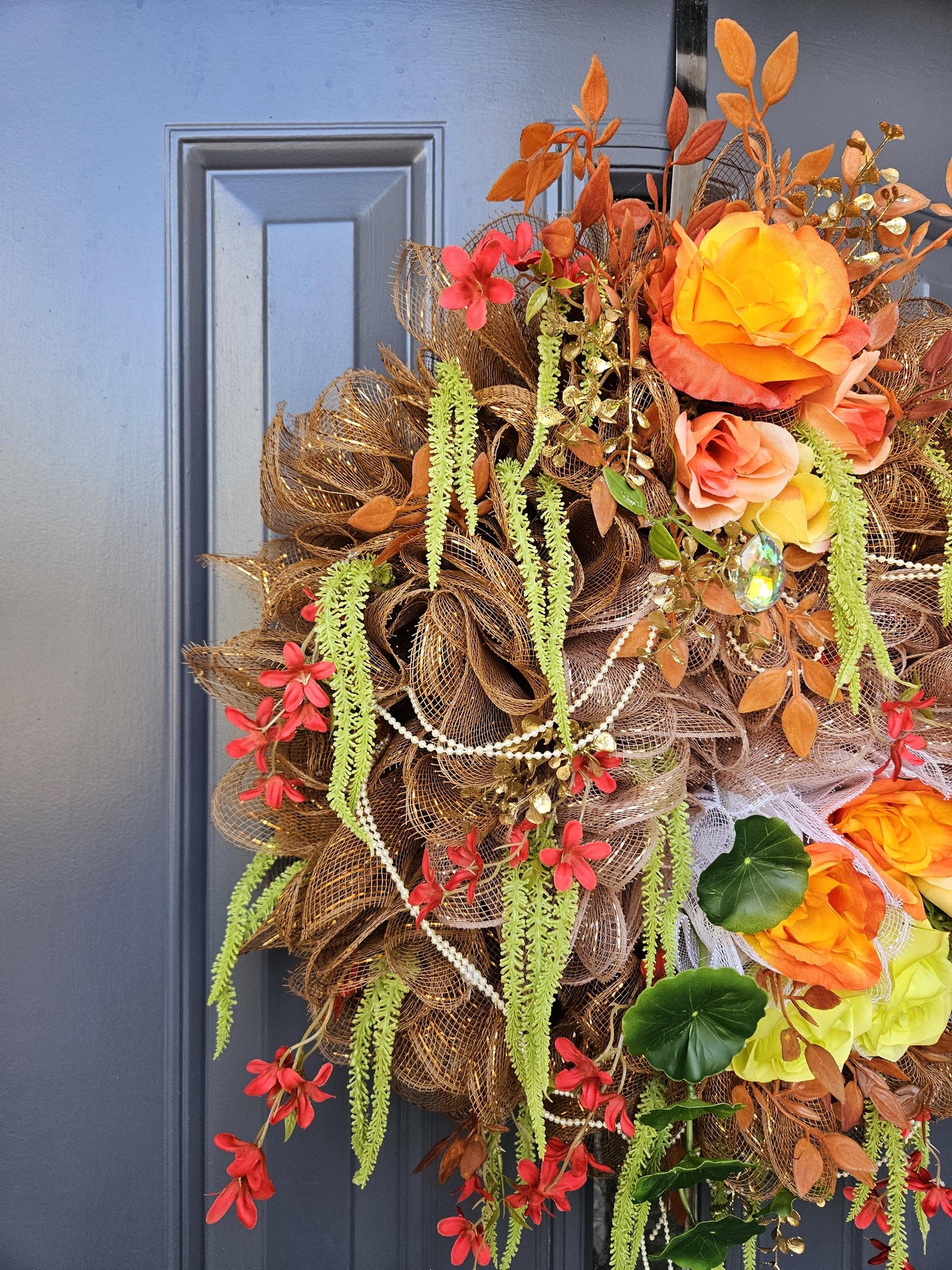 Orange Romance wreath