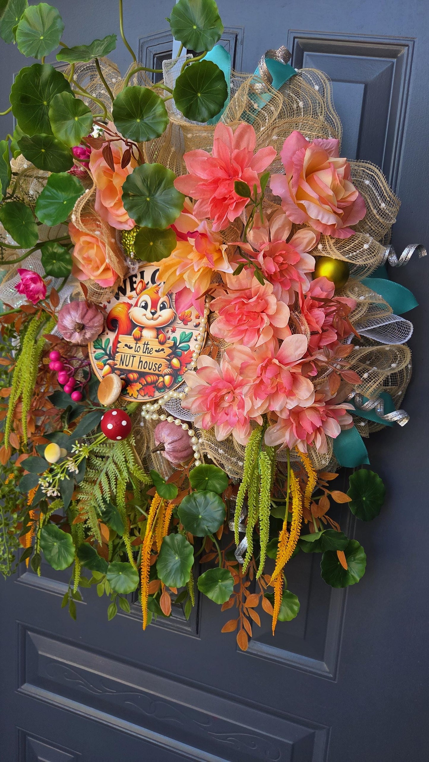 Nut House Fun welcome wreath