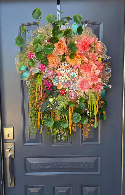 Nut House Fun welcome wreath